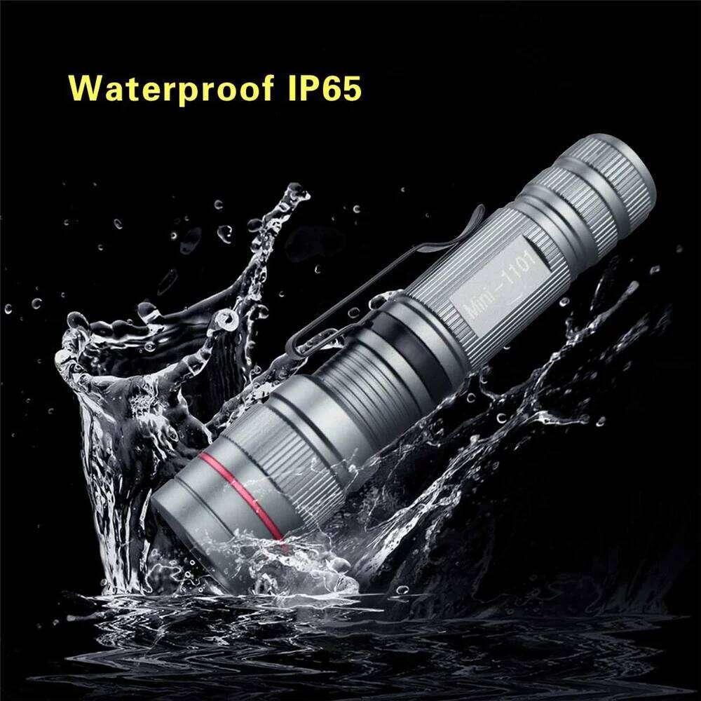 Mini LED Flashlight Q5 Portable Torch Flashlights 3 Modes Waterproof AA Battery Powered For Camping Hiking Emergency Lighting Z260301