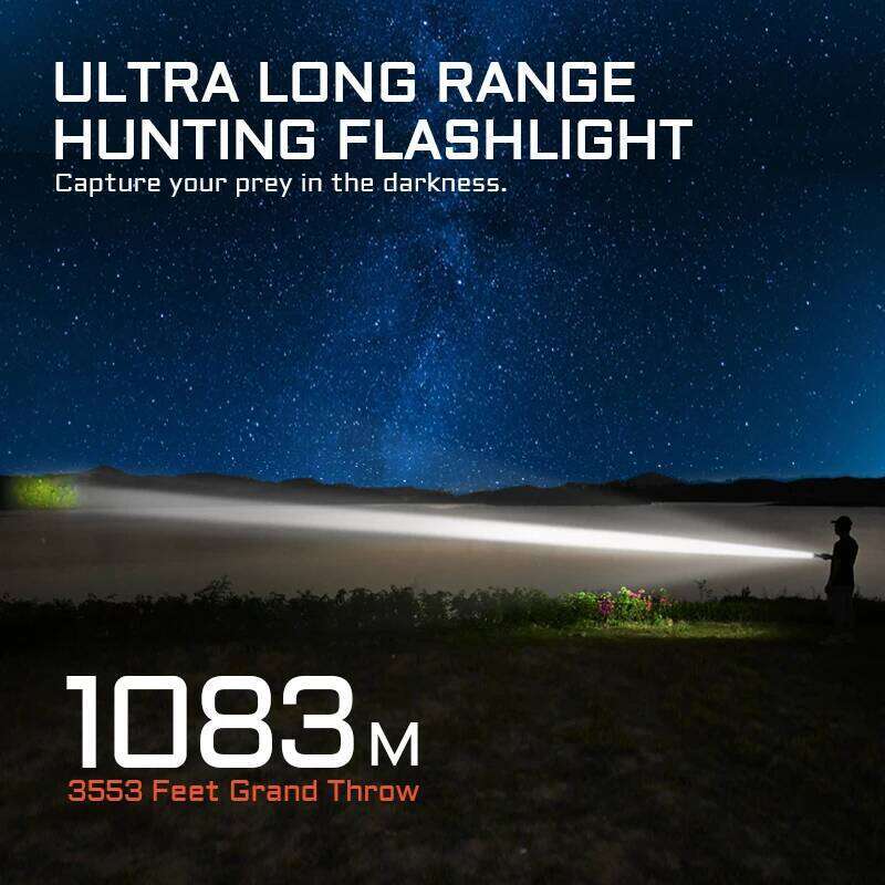 ACEBEAM L19 2.0 Max 2200 Lumens 1520 Meters Long-Rang Rechargeable Flashlight for Hunting Powerful LED Torch Z260301
