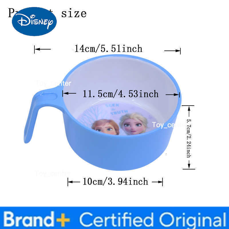 Disney 1pc cartoon melamine tableware single handle bowl family dinner birthday party exquisite durable single handled bowl H2603021