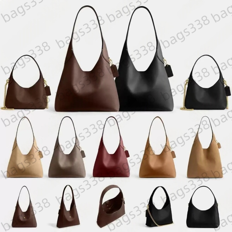 Designer bags Brooklyn 28 single shoulder 39 tote quality single capacity YN large capacity minimalist luxury suede women genuine leather handbag high classic 23