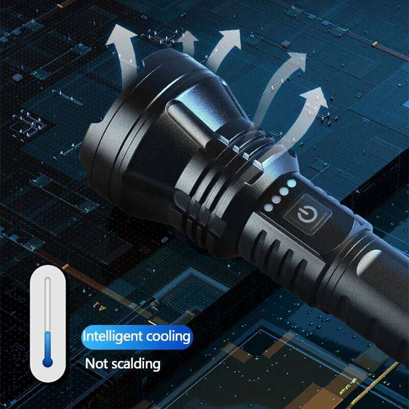 LiitoKala LF-903 20W White Laser Flashlight 1800LM, Zoomable, Lii-50A 5000mAh Battery, Tactical Outdoor Camping Emergency Z260301