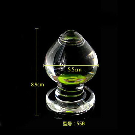 2026 New Dia:55Mm Transparent Glass Anal Balls Anus Plugs Dilator Big Butt Plug G Spot Stimulator Adult adult toys Toys Buttplug Sex Toys Products 011