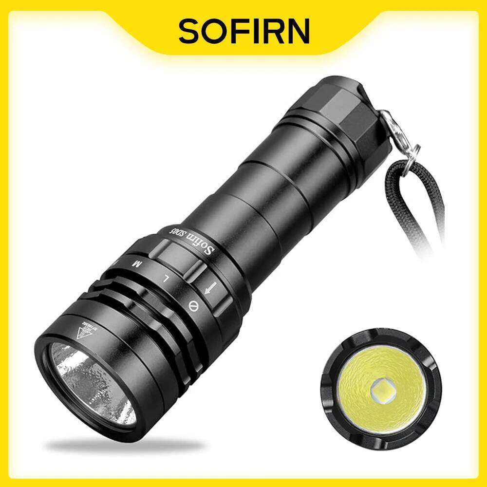 Sofirn SD05 Scuba Diving Light XHP50.2 Super Bright 3000lm 21700 Dive Flashlight with Magnetic Switch 5000K 6500K Z260301