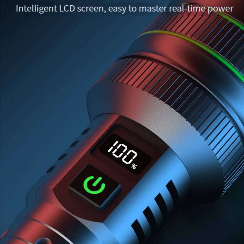 High Power Tactical Torch Most Powerful LED Flashlight Long Shot Zoomable Lantern For Camping Outdoor Built-in 26650 Battery Z260301