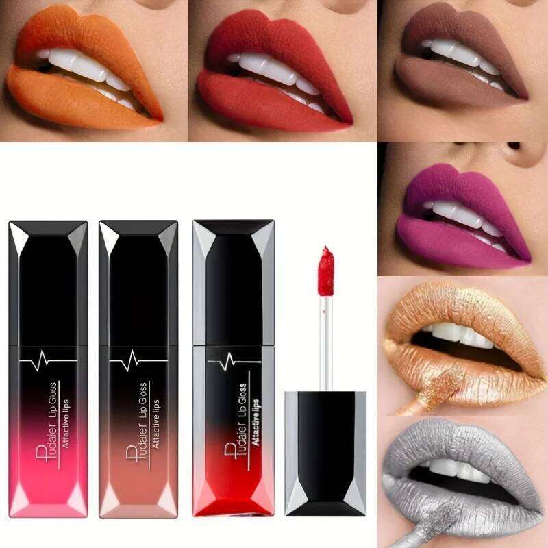 Velvet Matte Liquid Lipstick 17 Colors Waterproof Long Lasting Non Stick Cup Lip Stain High Pigment for Girls H260302