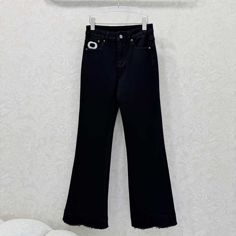 Women Vinatge Wide Leg Jeans High Waisted Denim Pants Street Style Straight Leg Trousers