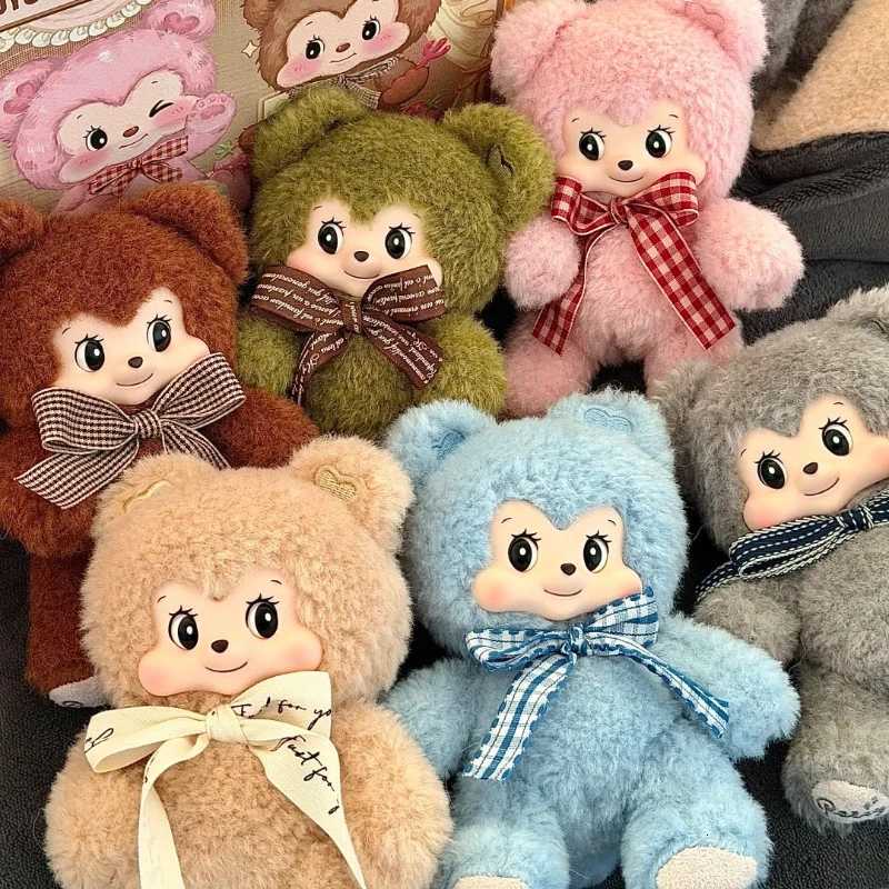 Genuine Pezzy Bears Gift Handmade Vinyl Face Plush Doll Blind Box Cute Figurine Ornament Trendy Toy Doll Birthday GiftT260302