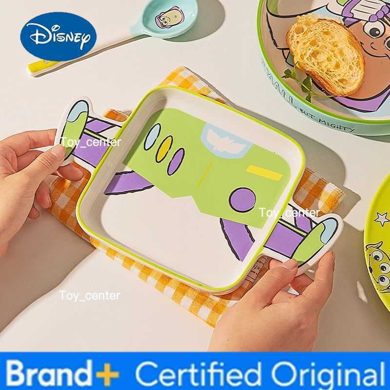Disney Hot Story Buzz Lightyear Cartoon Tableware Dishes Household ChildrenS Plates Yogurt Bowls Breakfast Plate Birthday Gifts H260302