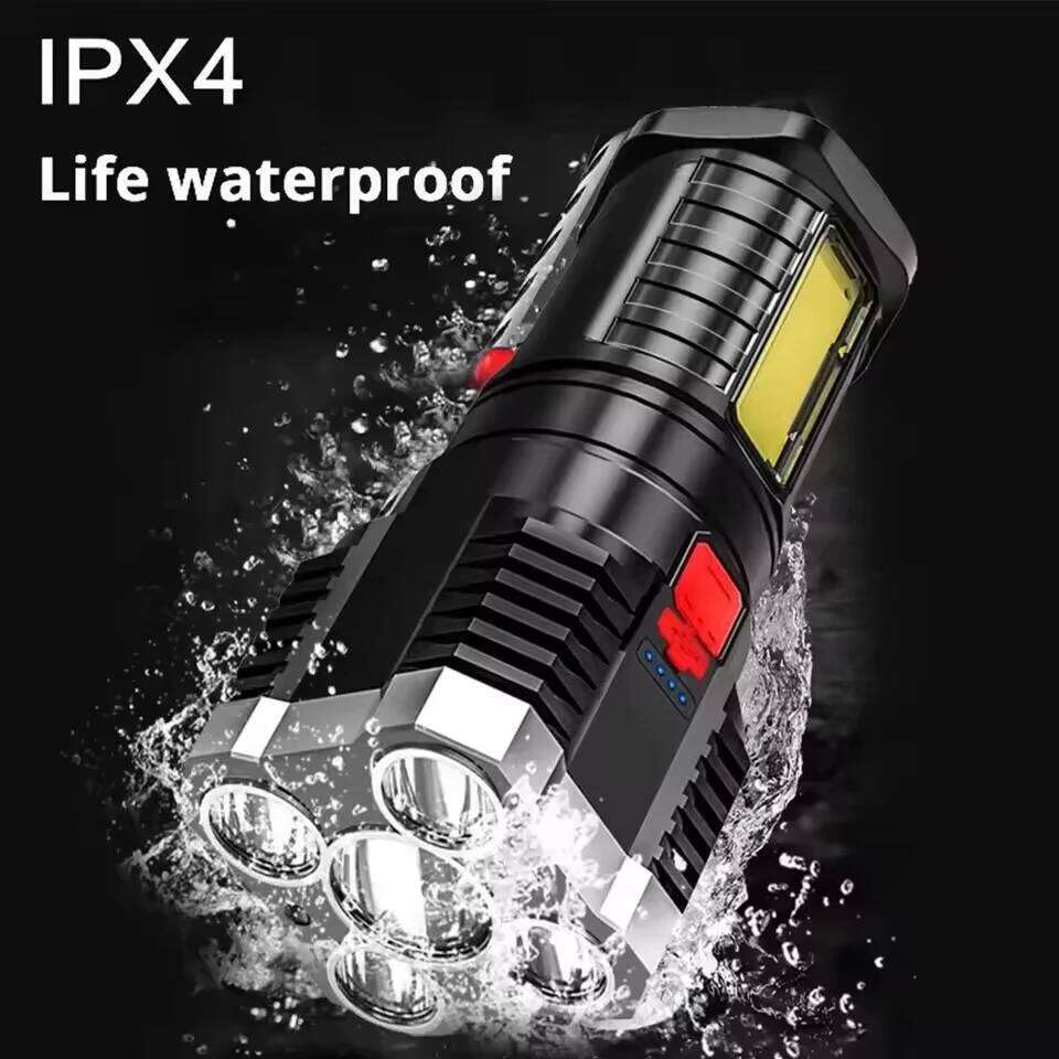 High Power Rechargeable Flashlight Personal Defenses Weapons Self Defense Stuff Selfdefense Supplies Strong Z260301