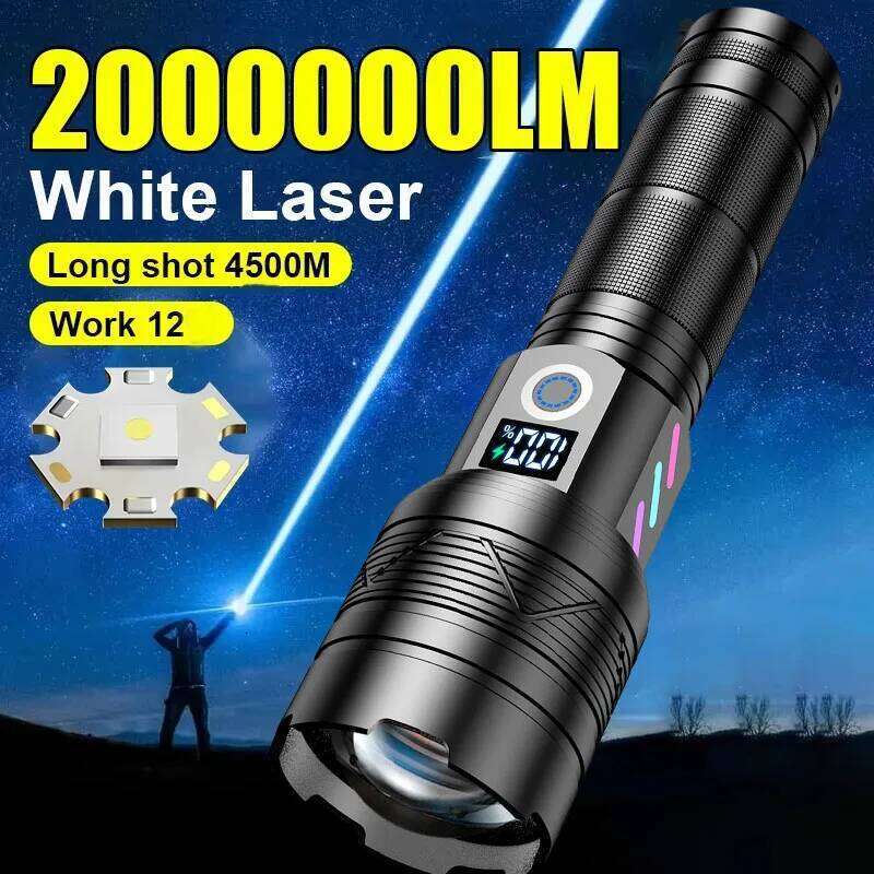 High power LED light long-range zoom bright rechargeable ultra strong tactical flashlight suitable Z260301