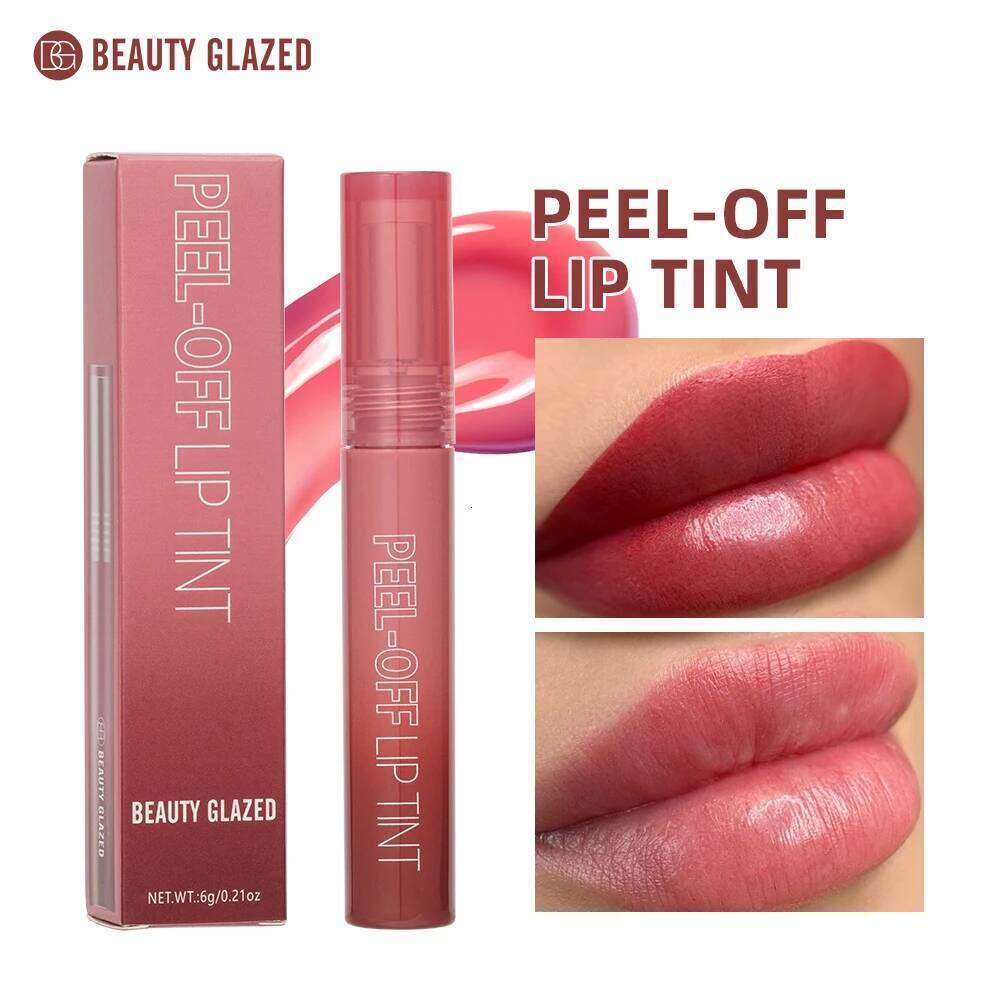 6 Color Peel Off Liquid Lipstick Waterproof Long Lasting Amazing Lip Gloss Women Sexy Makeup Tear Pull Lips Mask Cosmetic H260302