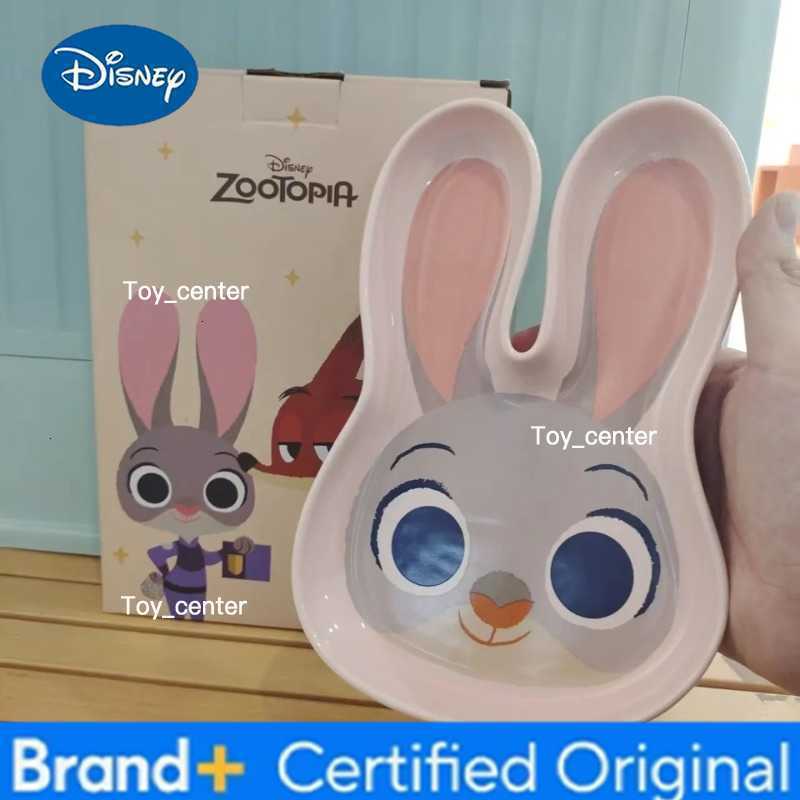 Disney New Zootopia Kawaii Cartoon Ceramic Tableware Judy Cute Fruit Plate Nick Home Couple Birthday Surprise Gift Animal Shape H260302