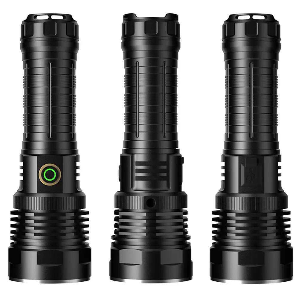 Super Bright LED Flashlight ultra-long battery life dimming USB Rechargeable Spotlight Lamp High Power Tactical TorchWaterproof Z260301