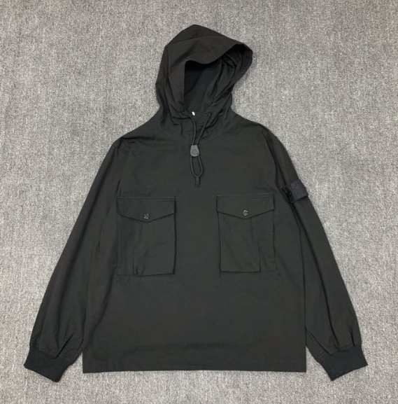 19SS 639F2 GHOST PIECE SMOCK/ANORAK COTTON NYLON TELA Pullover Jacket Men Women Coats Fashion Outerwear