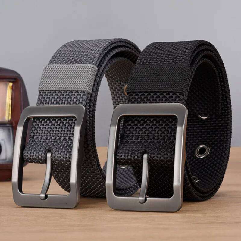 Men Canvas Nylon Webbing Tactical Fashion Casual Designer Unisex Belts High Quality Sports Belt S260228