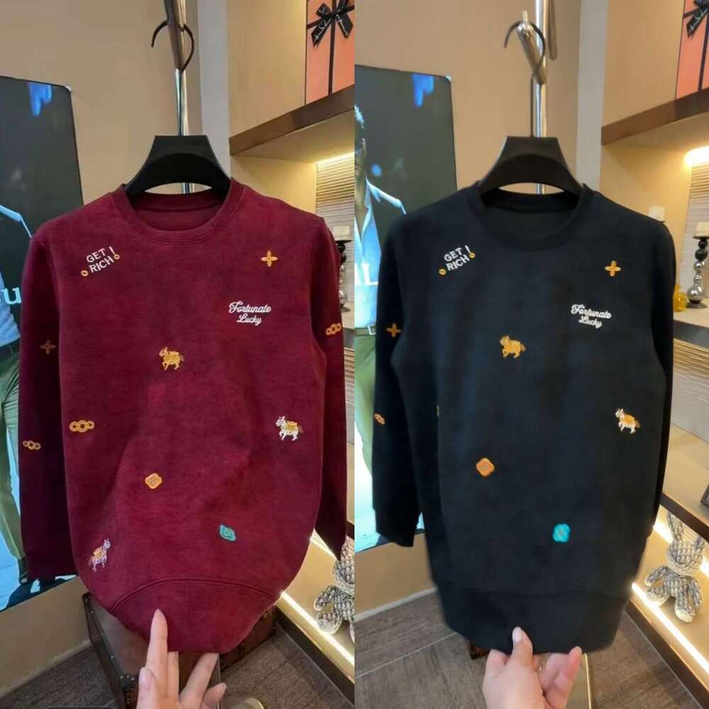 Original High-Quality RICH New Winter Sweatshirt For Men, Fashionable, Versatile, Trendy, Comfortable, And Stylish
