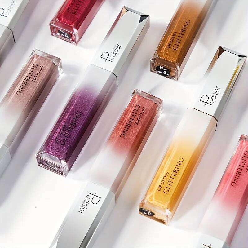 Sparkling Glitter Metallic Gloss, Waterproof Long-lasting Matte Lipstick Gloss,Music festival Lip Gloss,Gifts,lip H260302