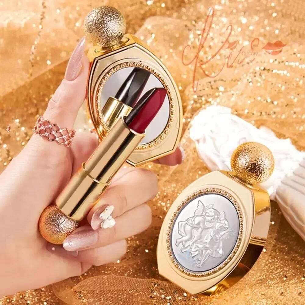 5 In 1 Velvet Mist Long-lasting Moisturize Lip Gloss Not Fading Non Stick Cup Matte Lipstick Cosmetics Makeup H260302