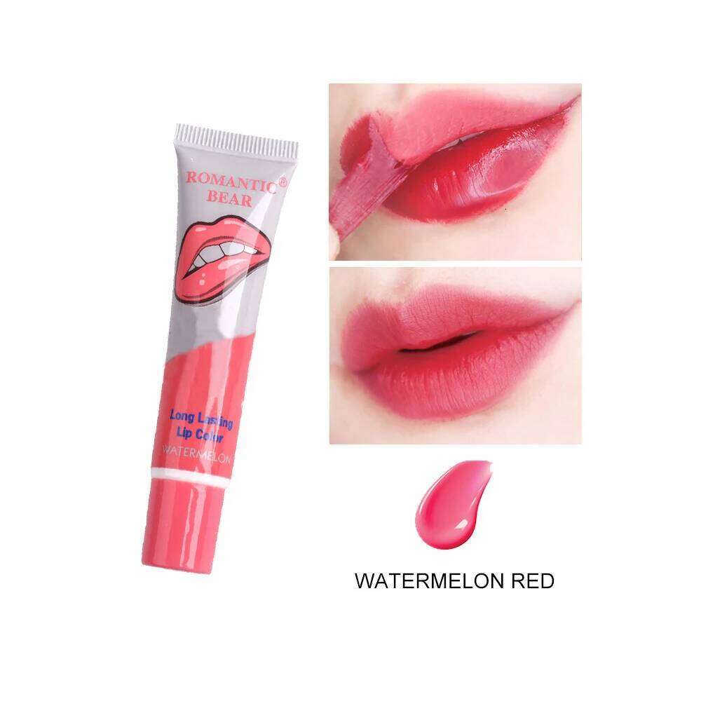 6 Color Set: Peel-Off Lipstick with Long-Lasting Color, Waterproof Lip Gloss H260302
