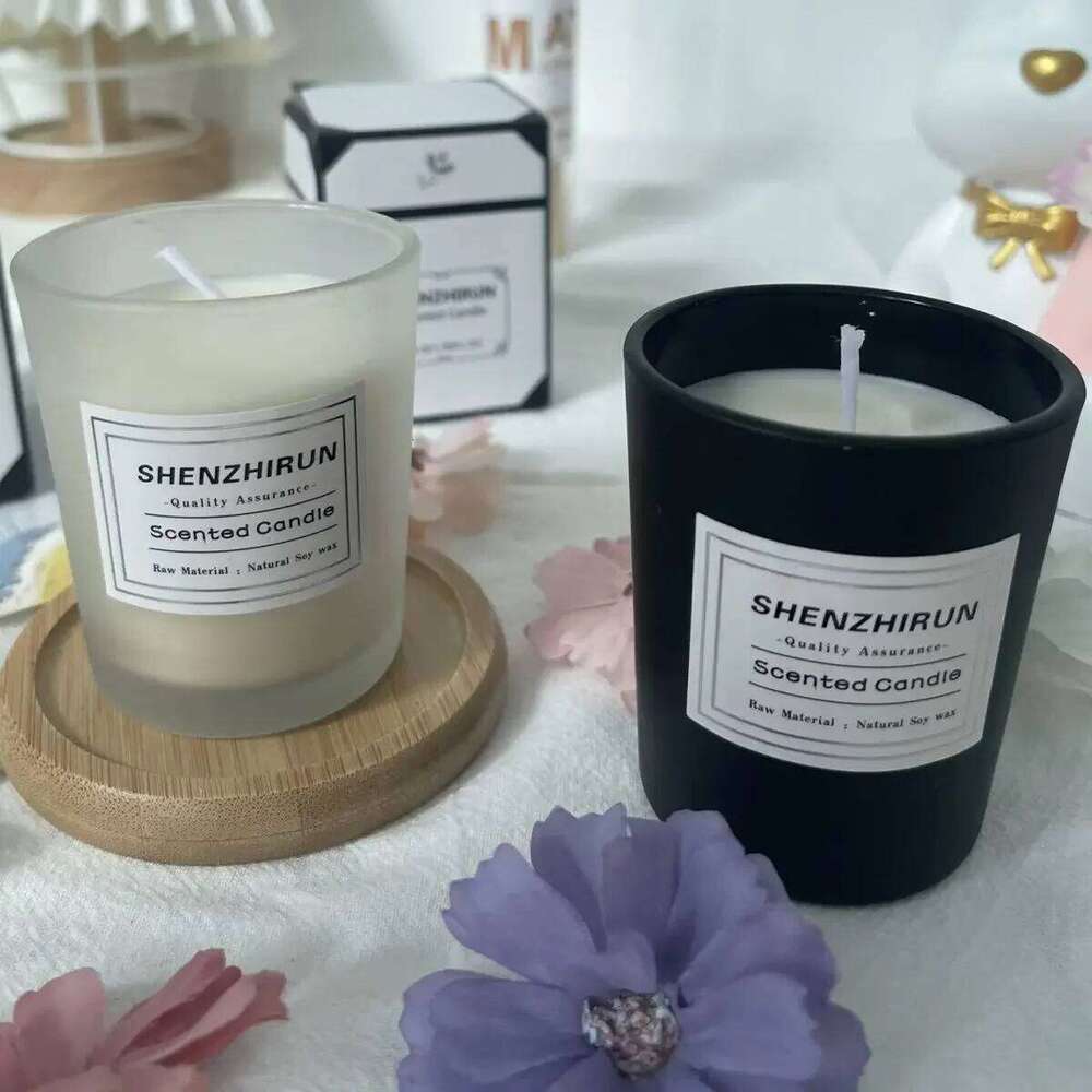 Nordic Style Ins Aromatherapy Mini Fragrance Candles Home Indoor Desktop Decoration Soy Wax Smoke-free Souvenirs W260303