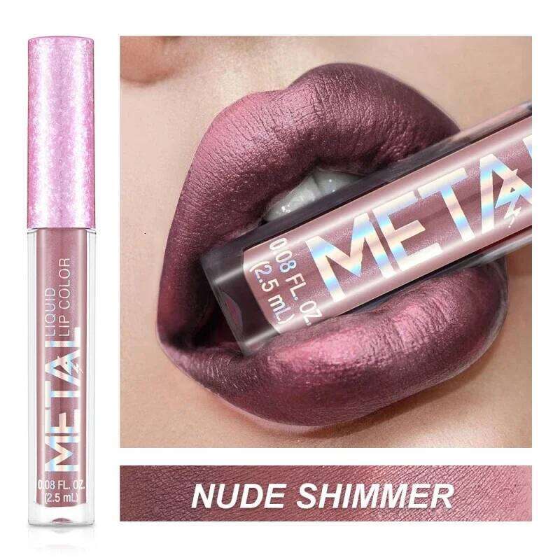 Matte Liquid Lipstick Waterproof Long Lasting 24 Hours Non-Stick Cup Shimmer Glitter Gloss Women Lip Tint Makeup Cosmetics H260302