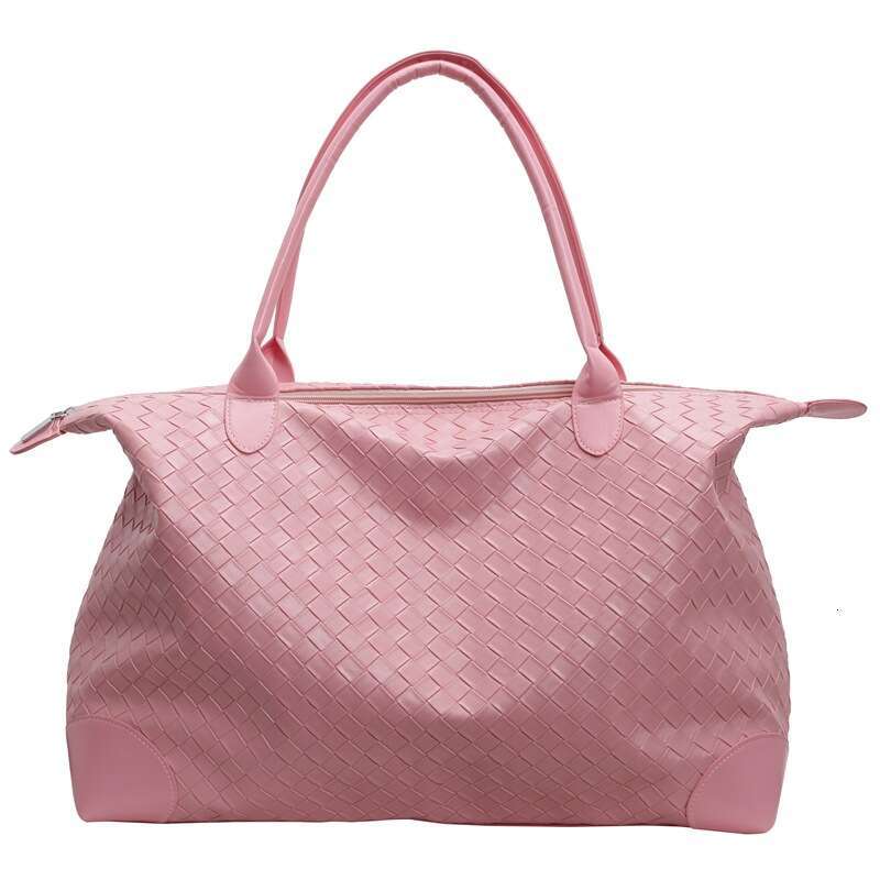 Travel Woven Large Capacity High-End Feel Single Shoulder Business Trip Fitness Storage Korean Style Women's Tote Bag Wholesale