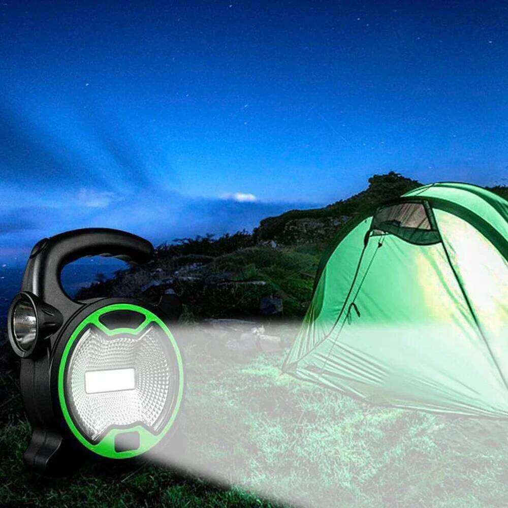 Mini Portable Work Light Powered Handheld Lantern Super Bright Flashlight Outdoor Tent Camping Lights Without Battery S260302