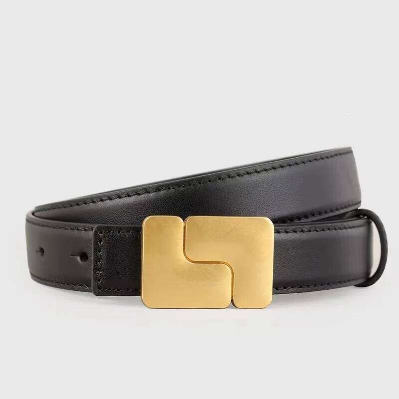 High-quality, simple design, genuine cowhide suede belt, elegant women's leather belt S260228