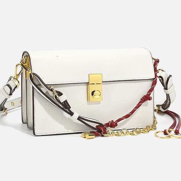 Luxury Shoulder Bags Totes New Soft Sound Flap Small Square Commuting Retro Pendant Lock Messenger Trendy Underarm Bag For Women SENYY