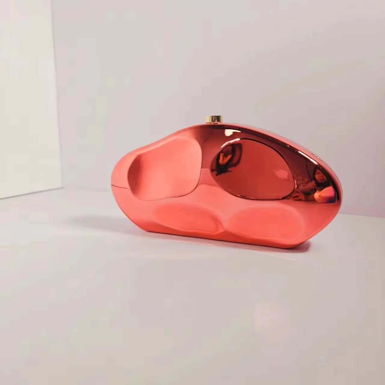 Women Acrylic Shell Bag Cute Evening Clutch Bag For Wedding Party Small Gold Purses er Summer Beach Handbags Lemon Color 260228