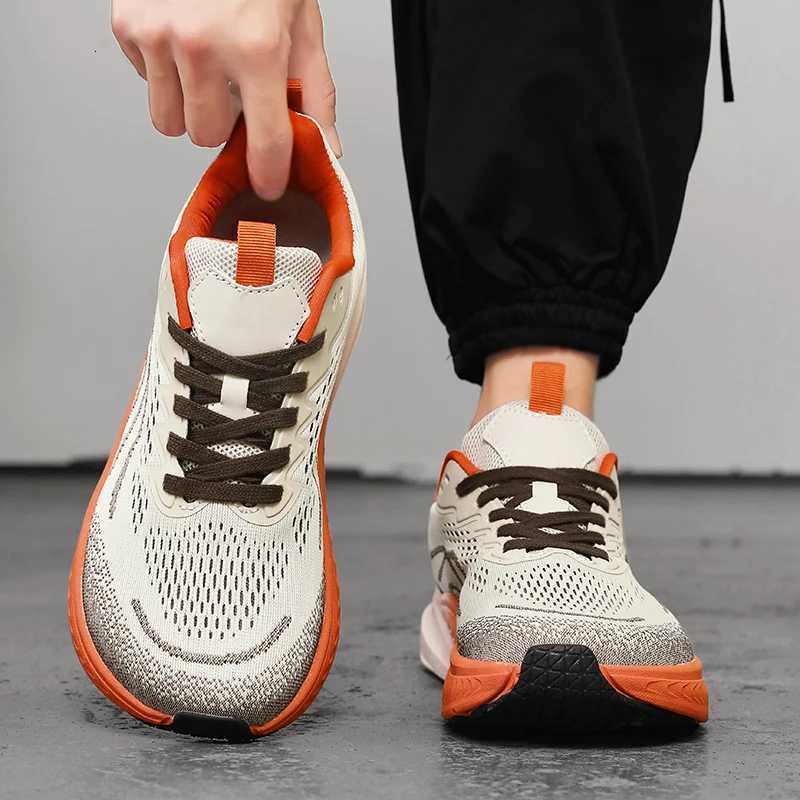 Outdoor Mens Casual Sneakers Minimalist Barefoot Shoes Running Shoes Lightweight Breathable Zero Soles Wide Toe Walking Shoes K260303
