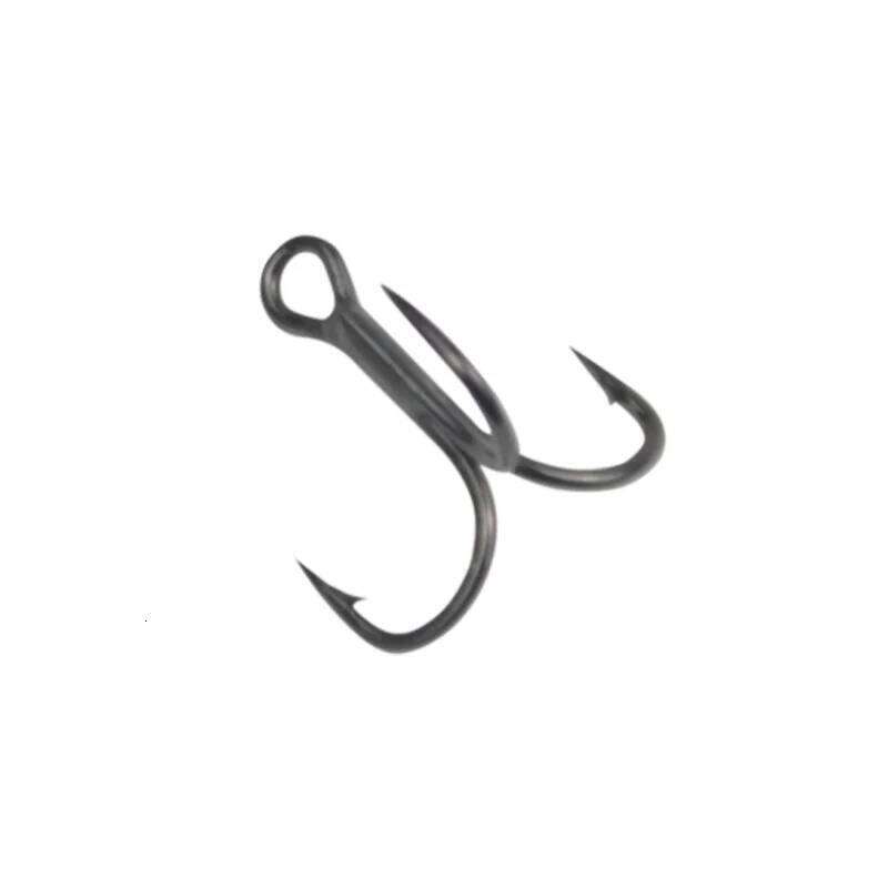 Three hooks carbon steel micro-object anchor horse white strip Luofei mouth Luya fish ultra-small fly hook Z260228