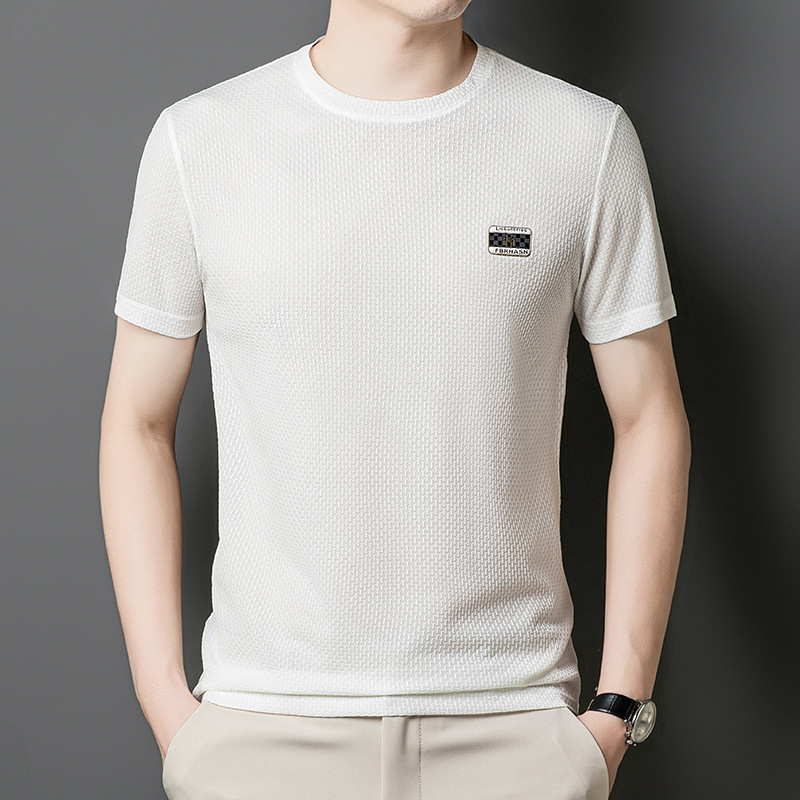 Luxury Brand Designer Clothes Men's Polo Summer Fashion Men's Clothing Polo Shirt Daily Casual Middle-Aged Men's Top Short-Sleeve T-Shi