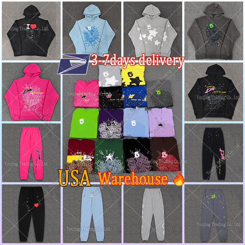 spiderhoodie designer spider hoddie for mens rhinestone hoodie sweatpants for mens tracksuit casual fashion mens women hoodies Hip Hop loose long sleeve