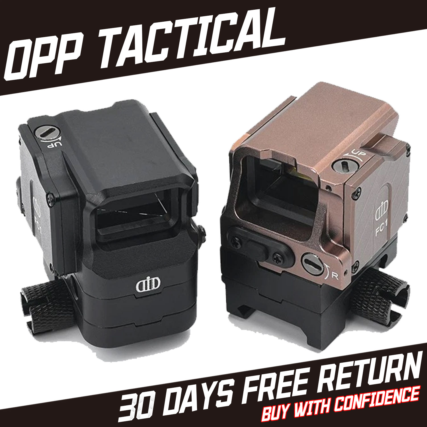 FC1 Red Dot Optics Reflex Sight Metal Enclosed Holographic Sight Scope Tactical
