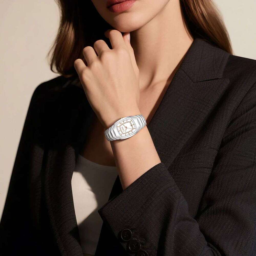 LIGE New Creative Women Ceramic Bracelet Wrist Watches Ladies Square Waterproof Female XJ260303