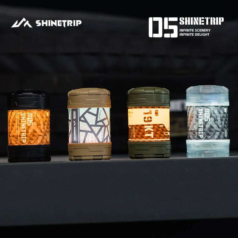 ShineTrip 1000mAh Portable Rechargeable Outdoor Camping Multi functional LED Lighting Tent Atmosphere Light 4level Dimming S260302