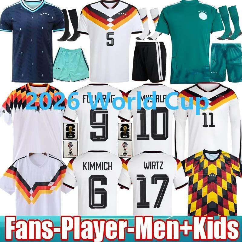 2026 germany World Cup MUSIALA soccer jersey Retro 26 27 KIMMICH WIRTZ football Shirt Matthaus KLINSMANN 1990 1992 1994 1996 2006 2014 BALLACK KLOSE KIDS KITS