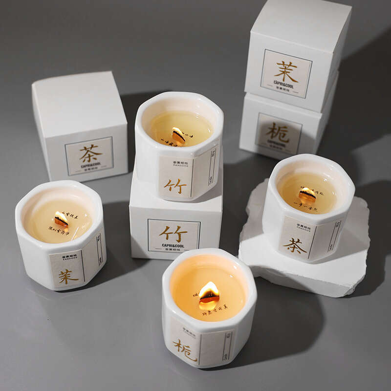 Aromatherapy Candle Niche High-end Home Bedroom Long-lasting Incense Room Birthday Gift Romantic Hidden Poetry Fragrance W260303