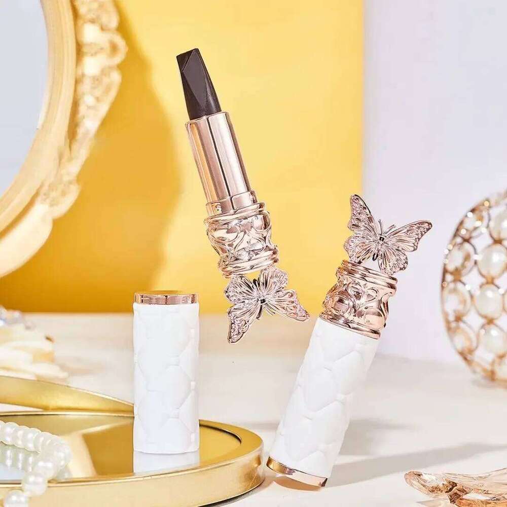 Long Lasting Velvet Lipstick Butterfly Shape Waterproof Matte Gloss 3 In 1 Non Stick Moisturizing Lip Makeup Cosmetics H260302