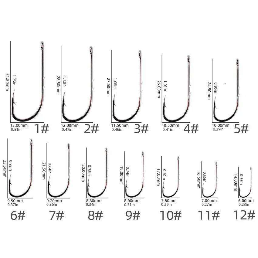 50PC Baitholder Sea Barbed Lure Shank Beak Live Bait Holder Carp Fishing Jig Worm Hooks Accessories Tackle Z260228