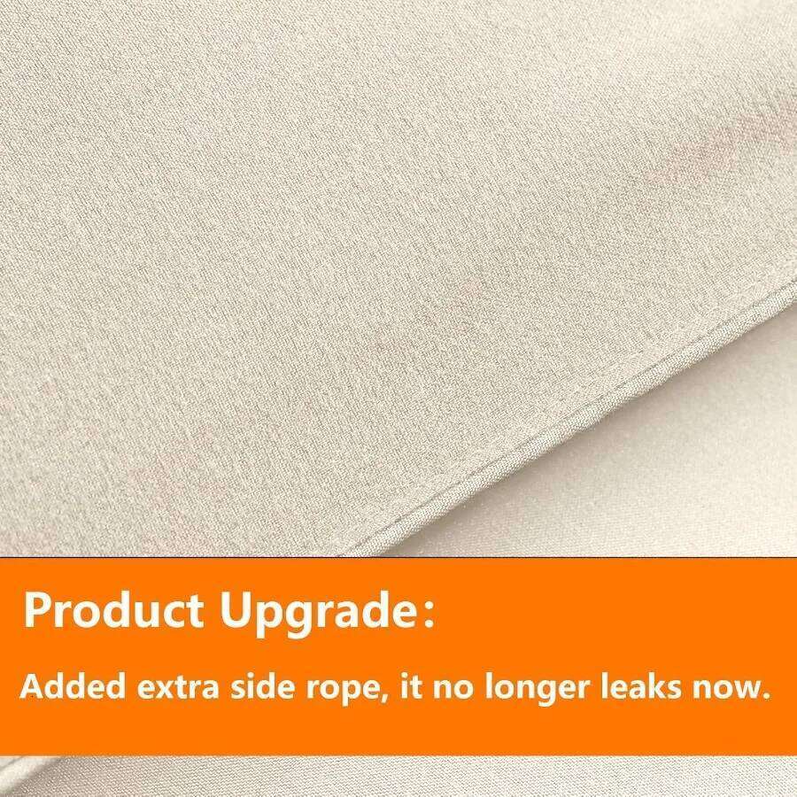 Light Beige Full Size Comforter Set - 7 Pieces Bed in a Bag Bedding with All Season Soft Quilted Warm Fluffy Reversible Comfort W260302