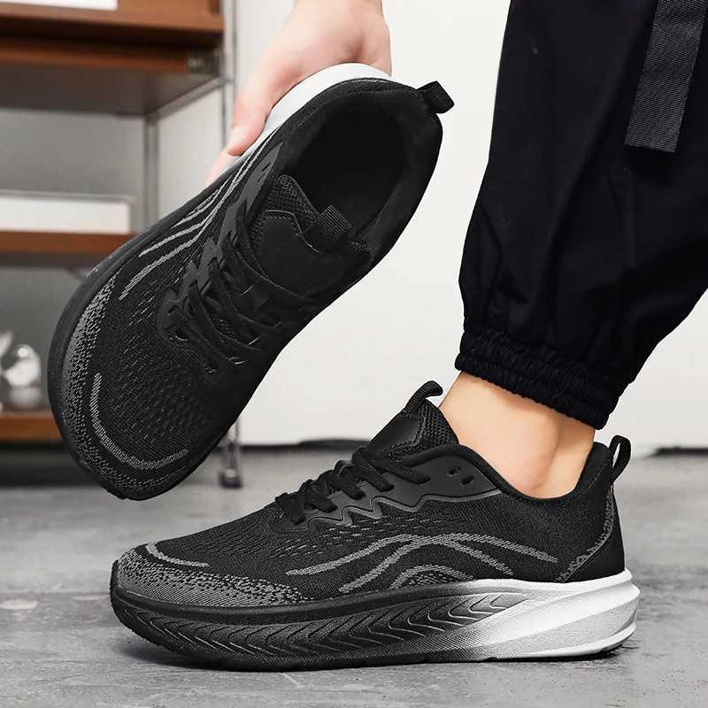 Outdoor Mens Casual Sneakers Minimalist Barefoot Shoes Running Shoes Lightweight Breathable Zero Soles Wide Toe Walking Shoes K260303
