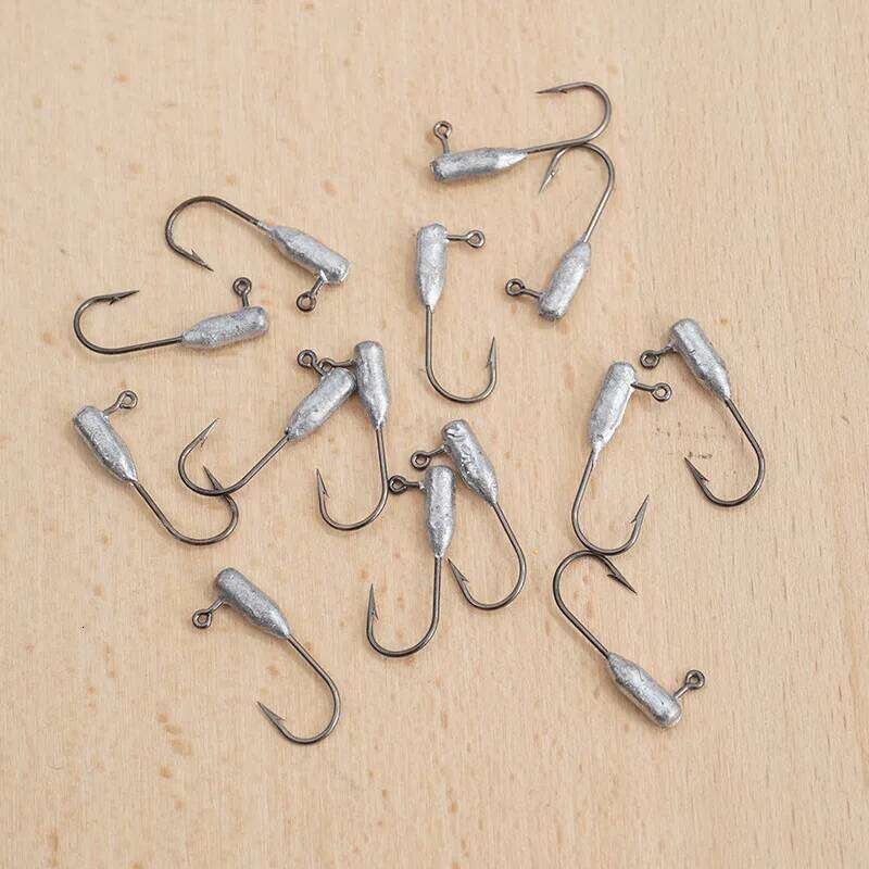 Japan Jigs 1g 2g 3.5g 5g Jig Head Professional Small Soft Lure Bait Texas Rig Fishing Hooks Lot 10 Pieces SALE Z260228