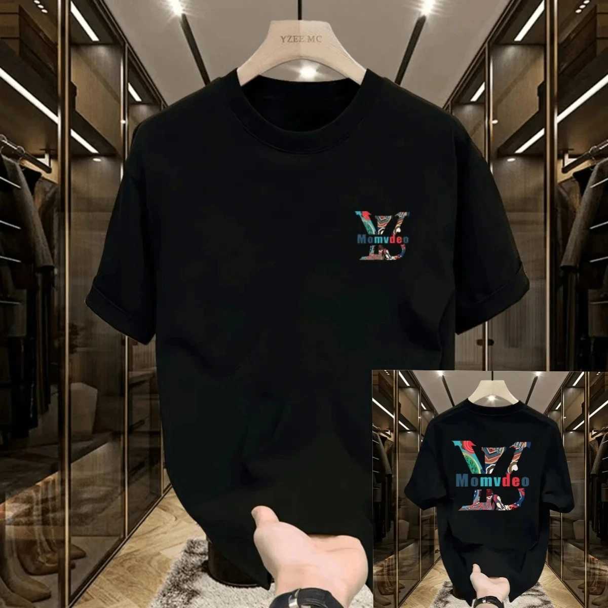 T-shirt 2026 New High-end Pure Cotton Unisex Round Neck Minimalist Personality Summer Short Sleeve TeeT260303