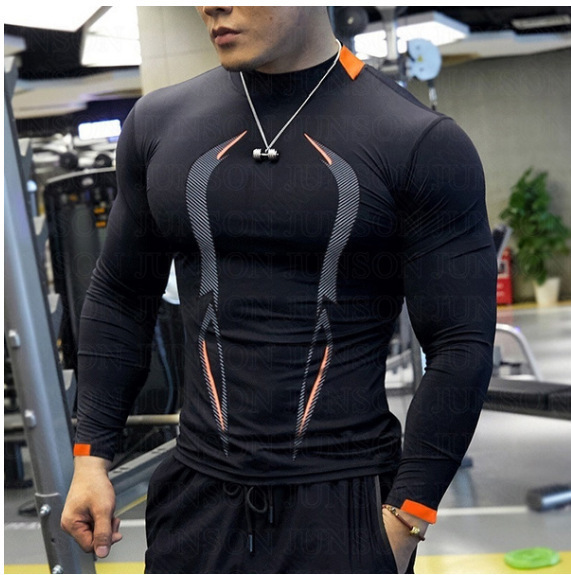 2026 Luxury Brand Designer Clothing Summer Men's Fitness Sports Training Breathable Short Sleeve European Size Quick-Dry Shirt Men's Fashion