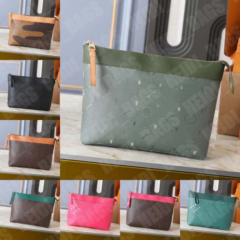 Designer Clutch Makeup Bag Mens Clutches Luxury Travel Toiletry Pouch Women Evening Handbags Business Pochette Luxury Make Up Bag Man Wallets Pouches Purse