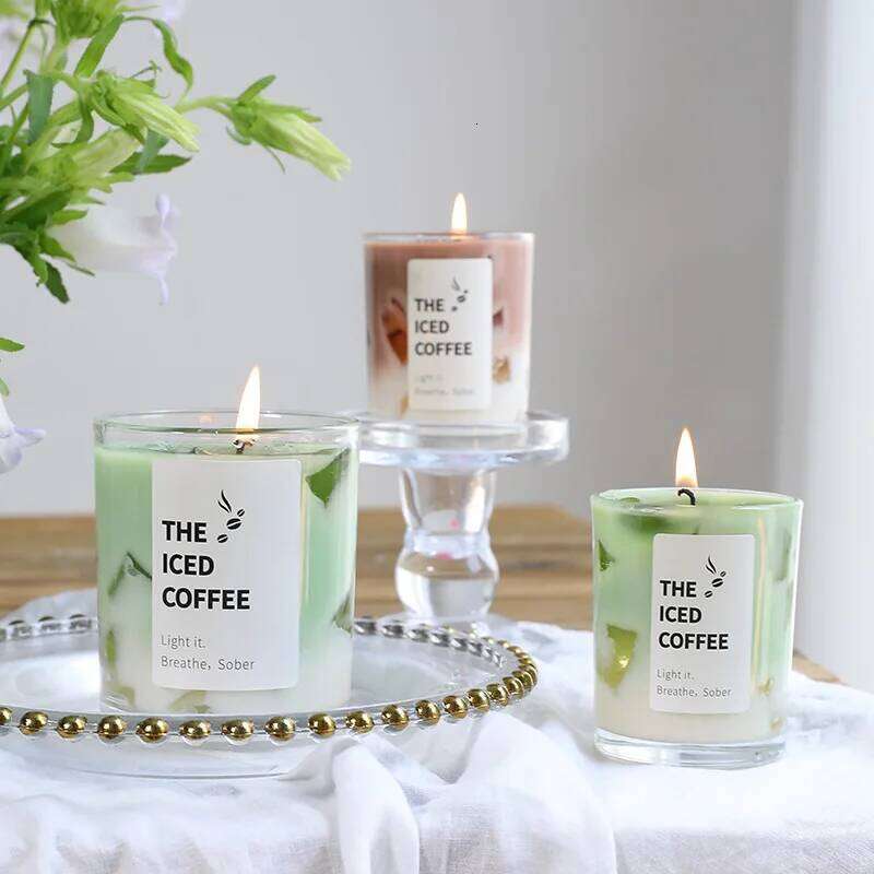 Jelly Wax Coffee Cup Aromatherapy Bedroom Smoke Free Candles Romantic Atmosphere Fragrance W260303