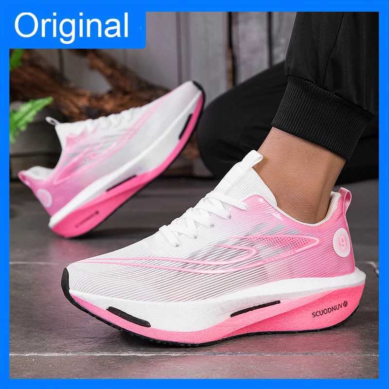 Unisex Sports Shoes Fashionable Lace Up Outdoor Running Fitness Shoes Flat Bottomed Durable Classic Mesh Breathable Tennis Shoes K260303