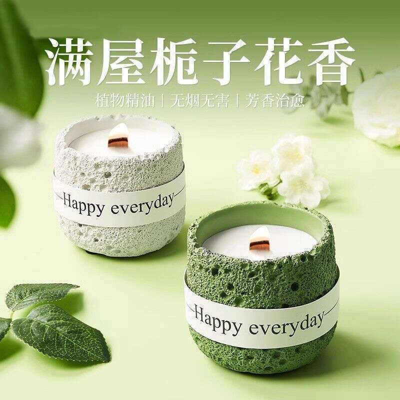 Essential Oil Aromatherapy Candle for Relaxation and Aid, Home Use, Niche Indoor Long-lasting Bedroom Sleep Romantic Mood Fragrance W260303